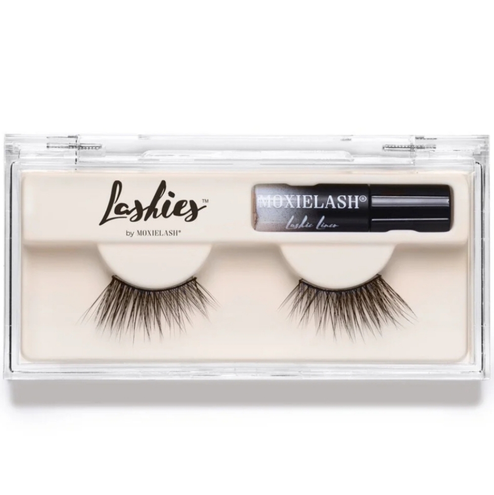 NWT MoxieLash Baby Lash Black Magnetic Eyelashes w Liner